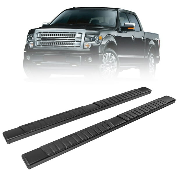 FOR 09-14 FORD F150 EXT/SUPER CAB 5" BLACK OVAL SIDE STEP NERF BAR RUNNING BOARD FOR 09-14 FORD F150 EXT/SUPER CAB 5" BLACK OVAL SIDE STEP NERF BAR RUNNING BOARD